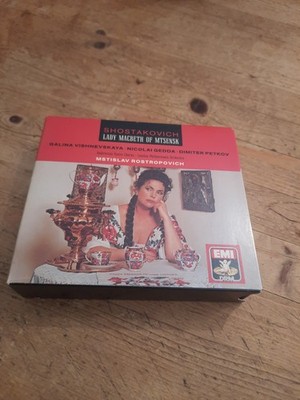 CD-Box (2 CD) Shostakovich - Lady Macbeth of Mtsensk -  Rostropovich 11820