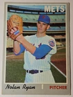 Topps 1970 High Num. Nolan Ryan #712 New York Mets MLB Baseball Card Vintage VG+
