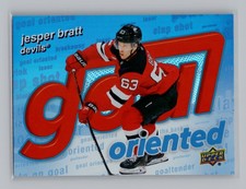 2025-26 Upper Deck Hockey #GO-6 Jesper Bratt Goal Oriented New Jersey Devils
