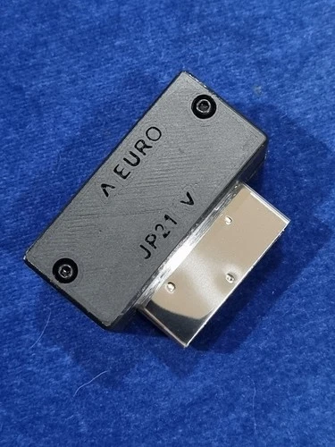 Female Euro scart to Male JP21/RGB=J/RGB-21 Adapter For Retro Gaming /SuperGun 