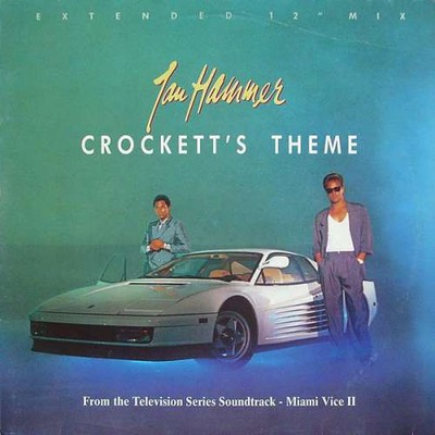 Jan Hammer Crockett's Theme Extended 12'' Mix 12'' Maxi Vinyl Schallplatte 0153