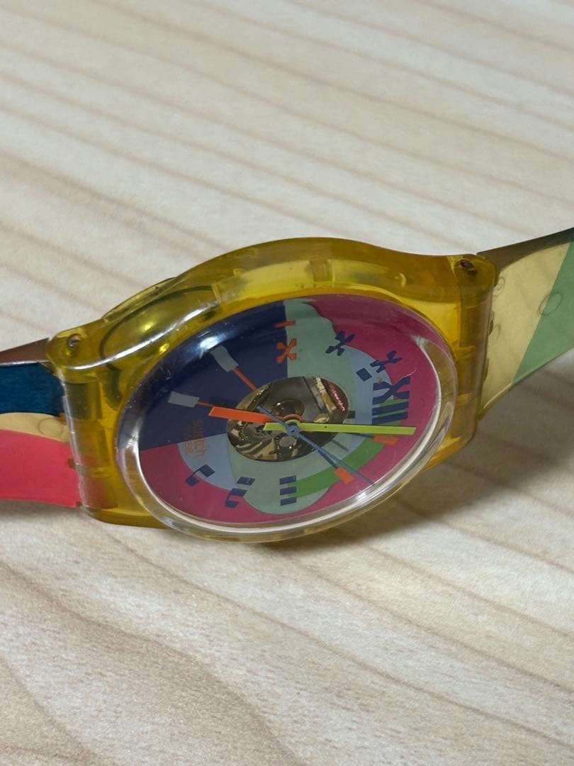 Swatch Automatic Analog Watch Multicolor Plastic … - image 6