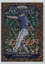 2021 Panini Prizm Tier II Bronze Donut Circle 24/40 Corbin Burnes #128 11e1