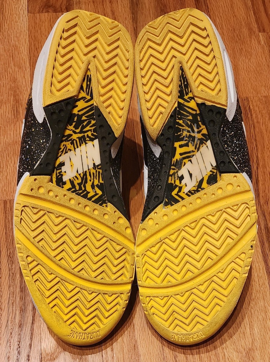 RARE 1992 Men’s Size 8.5 Nike Air Challenge Huarache Bright Goldenrod Agassi VTG RARE 1992 Men main image 3