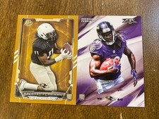 5 Breshad Perriman RC 2015 Bowman Gold /399 & Prizm DieCut Rookie Lot CombineShp
