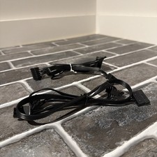 x2: NEW EVGA 6-pin to 3x SATA Power Cable - W001-00-000125