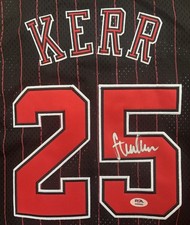 Steve Kerr Signed Autographed Chicago Bulls Mitchell and Ness Jersey PSA COA