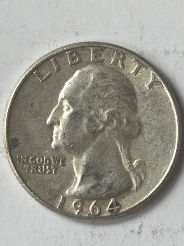 1964 Washington Quarter Silver 25C Circulated Business Strike Uncertified (29)