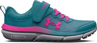 Under Armour Girls' Pre-School UA Assert 10 Alternate Closure Running Shoes Glac
