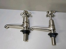 Fired Earth La Parisienne Basin Taps Polished Nickel (Ex-Display) REF413