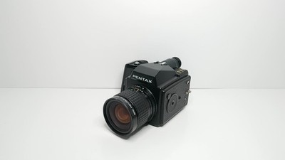 Near MINT ] Pentax 645 Camera SMC A 45mm F2.8 + 120 Film insert