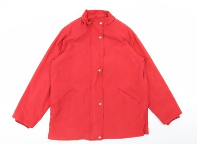 Essential Outwear Damen Jacke Mantel rot Größe 14