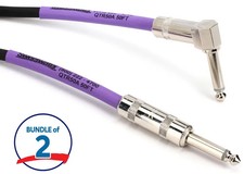 Pro Co EGL-50 Excellines Straight to Right Angle Instrument Cable - 50 foot