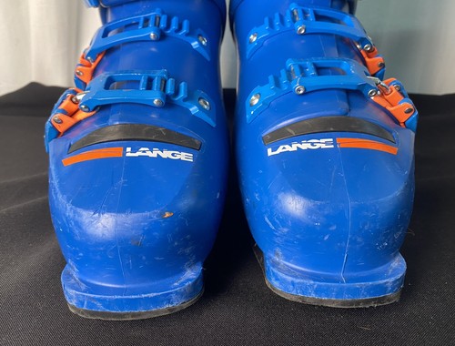 Lange RS 130 Wide World Cup Dual Core Blue Race Ski Boots 27-27.5 (Size 9-9.5) - Picture 7 of 12