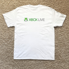 Xbox Live Unisex Heavy Cotton Tee Nostalgia Gaming Shirt