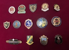 JOB LOT COLLECTION OF 14 DIFFERENT UK BOWLS BOWLING CLUB PIN BADGES