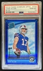 2018 Panini Donruss Optic Josh Allen Blue Prizm Rookie RC #/149 Bills PSA 10