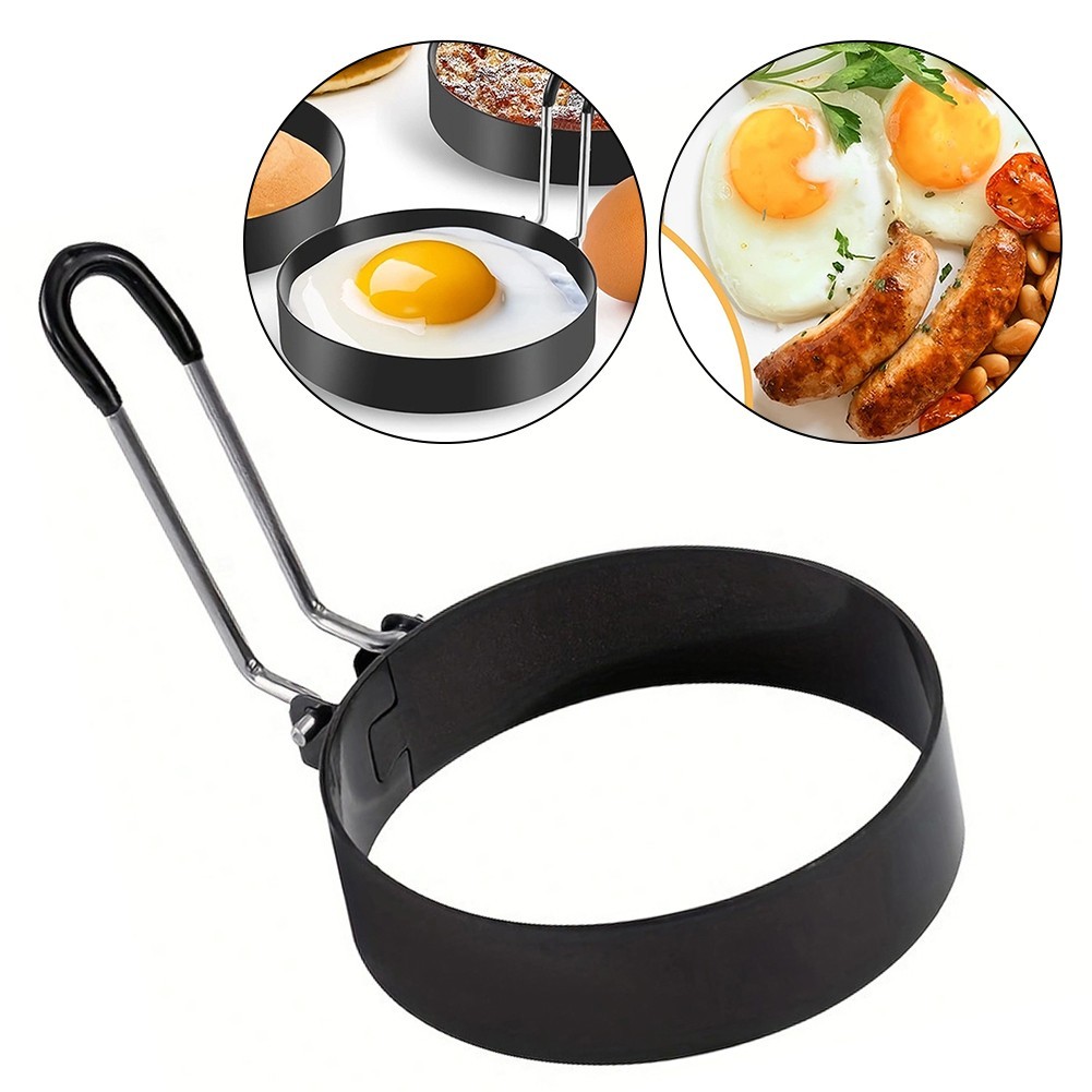 Premium Edelstahl Antihaft Pfannkuchen für perfekt geformte Omeletts