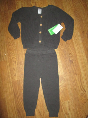 Baby girl infant MODERN MOVEMENT BY GERBER 2 piece sweater outfit 24 months NWT
