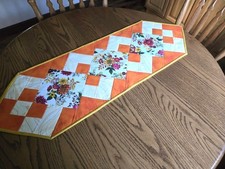 Handmade Quilted "Fall Splendor" Table Runner