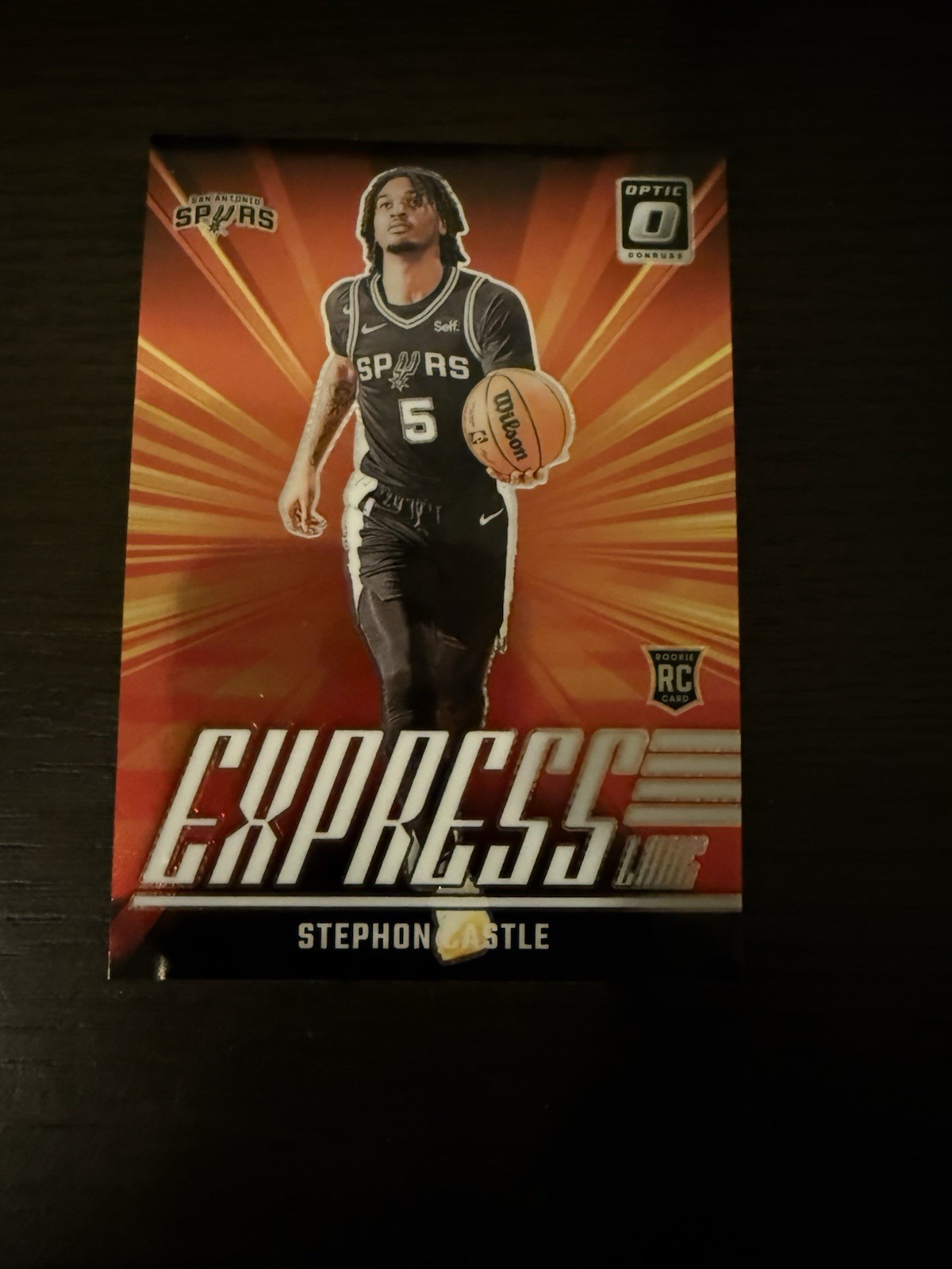 2024-25 Panini Donruss Optic - Express Lane Stephon Castle #1 (RC)