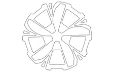 Genuine Subaru Wheel Alloy 28111sj070 Genuine Subaru Wheel Alloy 28111sj070