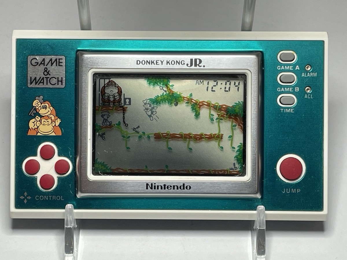 任天堂　GAME＆WATCH 　DJ-101 DONKEY KONG JR Vintage Donkey Kong JR. Game & Watch 1982 Nintendo-Made In Japan