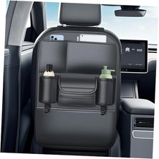 Backseat Car Organizer Leather Back of Seat Car Organizers for Kids Drivers 1