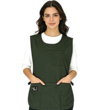Waterproof Unisex Cobbler Apron with 4 Pockets Vest Style Ultralight Chef Waiter