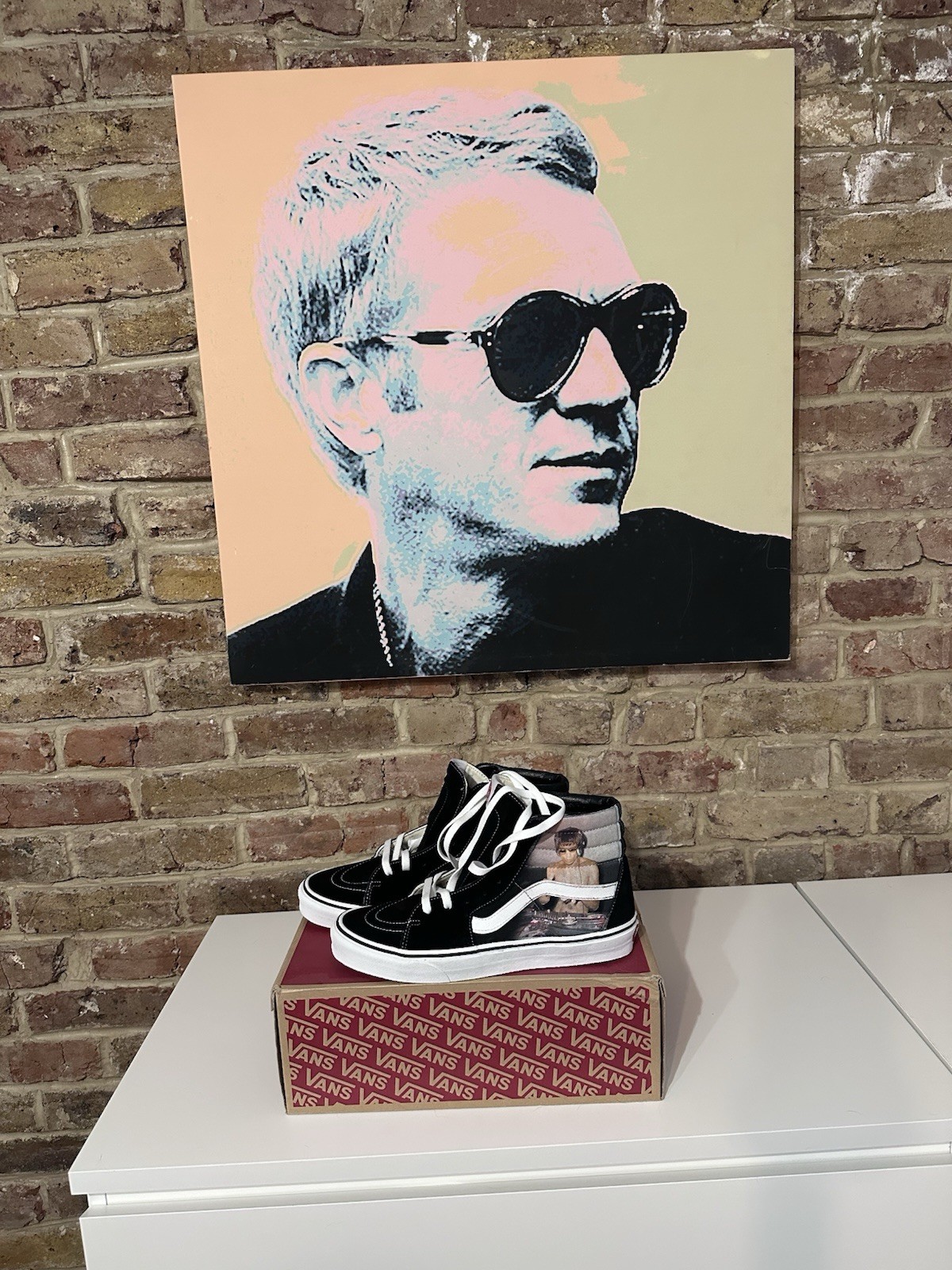 Rare Supreme x Vans Sk8-Hi Pro 'Bruce Lee' Black Graphic Sneakers Men's Size uK9 image 7