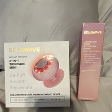 Solawave Radiant Renewal Red  Infrared Light Therapy Device  Serum