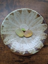 Beautiful rare color sea glass 3pcs, surf tumbled, weathered, beach glass, 146