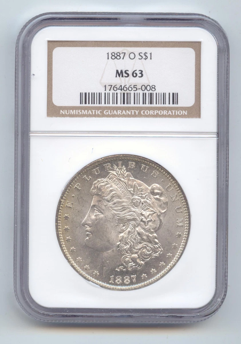 MS 63 Graded 1887 Year Morgan US Dollars (1878-1921) for sale | eBay