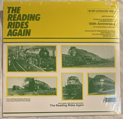 THE READING RIDES AGAIN Rare Sealed PENNSYLVANIA RAILROAD Train LOCOMOTIVE Penn