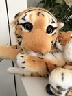 Bengal Tiger & Cub 18" Plush Realistic Soft Stuffed Animal Mom Baby Lying Down — photo 6