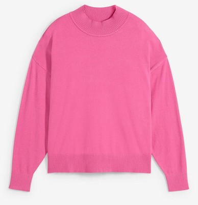 Neu Oversized Feinstrick-Pullover Gr. 36/38 Fuchsia Damenpullover Strick-Pulli