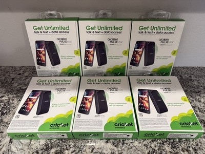 Cricket Alcatel Pulsemix + Snapbak Sound 4G LTE 5.2'' Android - Lot of 6 Phones!