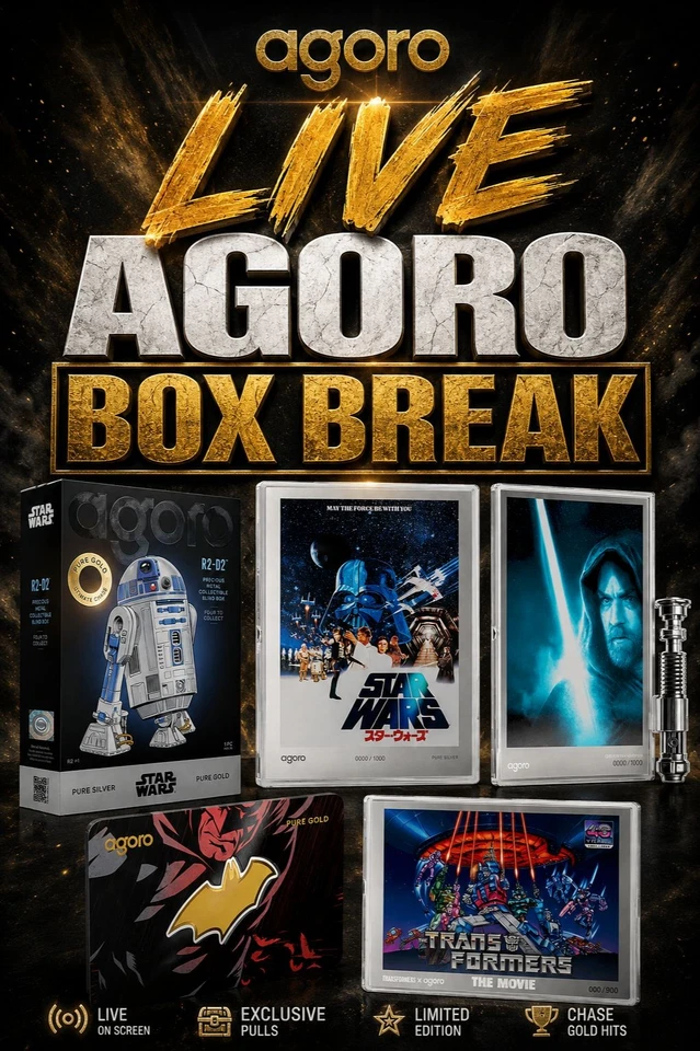 AGORO R2-D2 "BLIND BOX BREAK LIVE ON EBAY" AND MANY MORE ITEMS