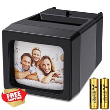 35mm Slide Viewer 2X Magnifier LED Illuminated Viewing Slide Projector