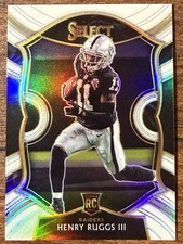 2020 Panini Select Concourse White Prizm 07/35 Henry Ruggs III #58