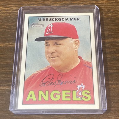 2016 Topps Heritage - Mike Scioscia #267 Los Angeles Angels