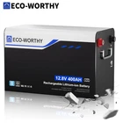 ECO-WORTHY 12V 400AH Metal Case LiFePO4 Lithium Battery with Bluetooth