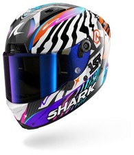 Casque Intégral Shark AERON SPEED-FANCY Carbon White Orange