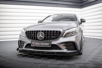 Frontlippe + Flaps Passend FüR Mercedes-Amg C43 Coupe / Cabrio C205 Fl / A205 Fl
