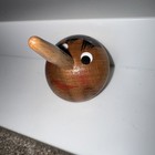 vintage German wooden toy Pinocchio Spinning Top — photo 1