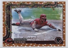 2025 Topps Holiday Collector's Tin Gold Holiday Lights Spencer Steer #H192 1o91