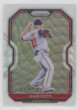 2021 Panini Prizm Tier III White Wave Prizm Juan Soto #203 qf6