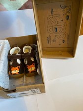 brown leather baby pre-walker shoes