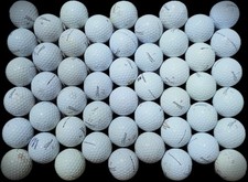 50 Titleist Pro V1x Golf Balls 3A Used Practice Balls Value Lot White