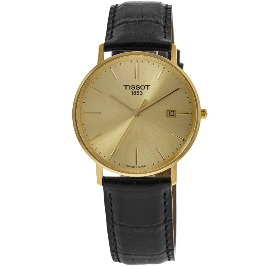 Tissot T-Gold Goldrun 18K Gold Men's Watch T922.410.16.021.00 with Sapphire Crystal
